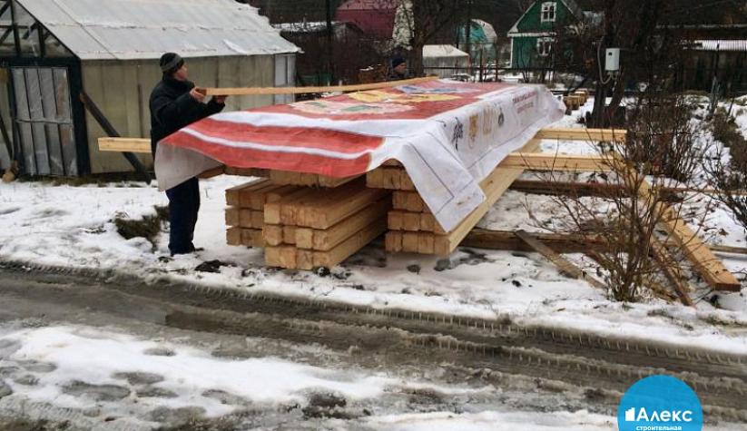 Дом из профилированного бруса в снт. Березка